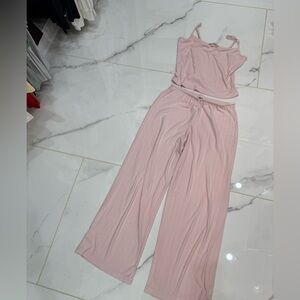 Abercrombie & Fitch pointelle pajamas pink